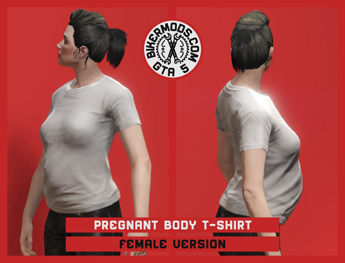 Pregnant Body T-Shirt (Female)