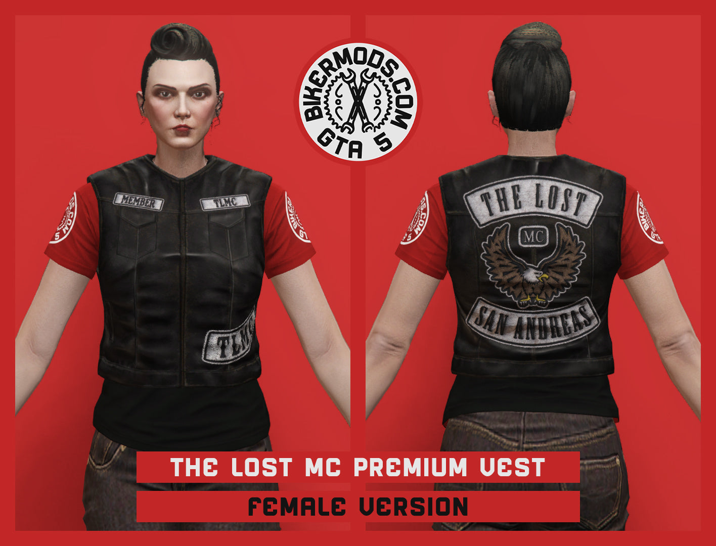 Premium Vest (Female) The Lost MC