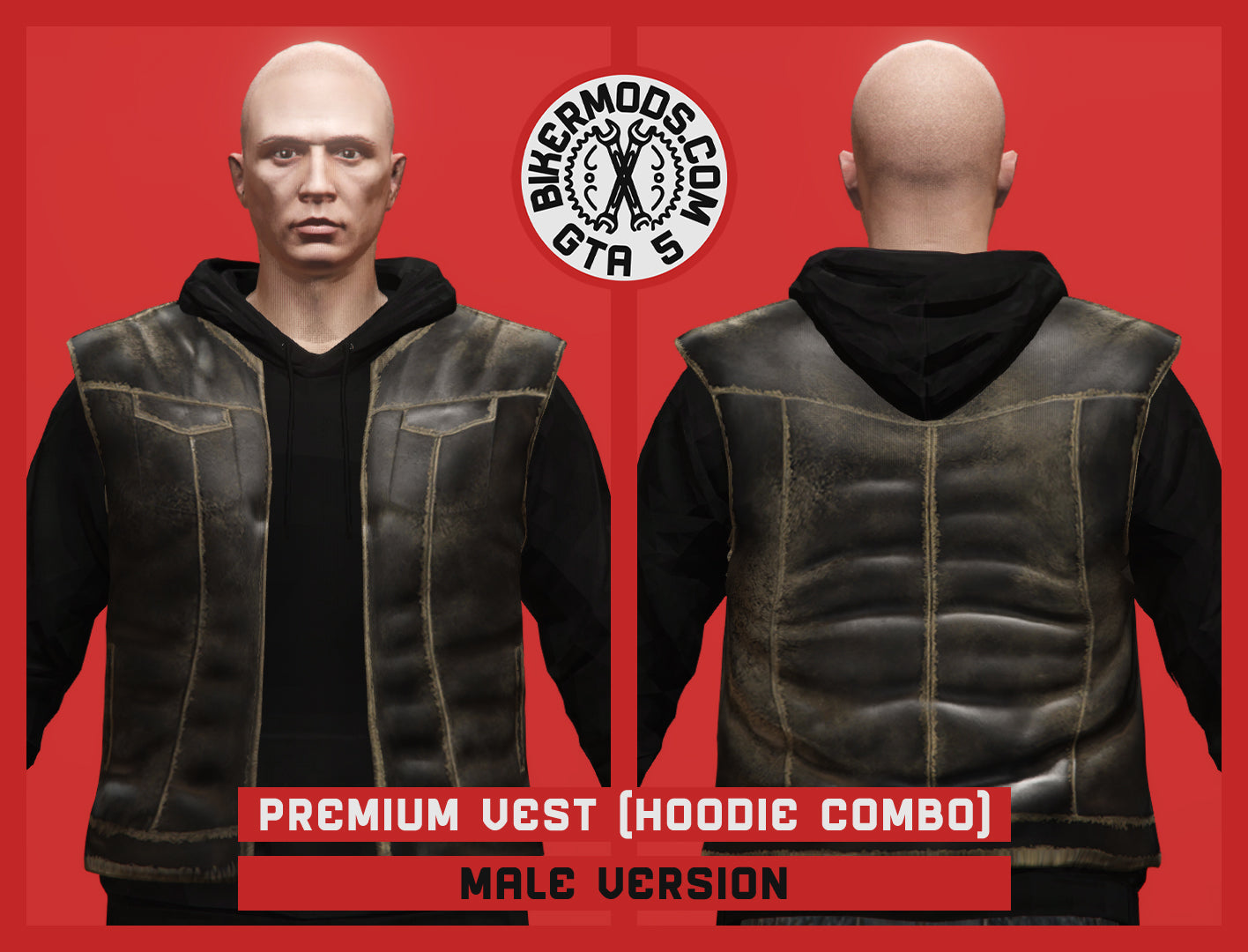 Premium Vest (Male) Hoodie Combo