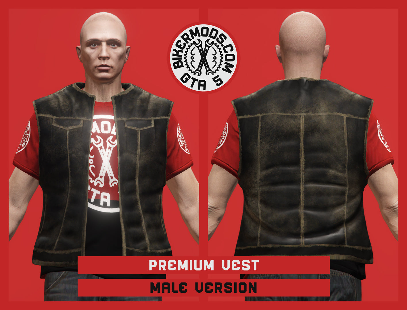 Premium Vest (Male) Open Style