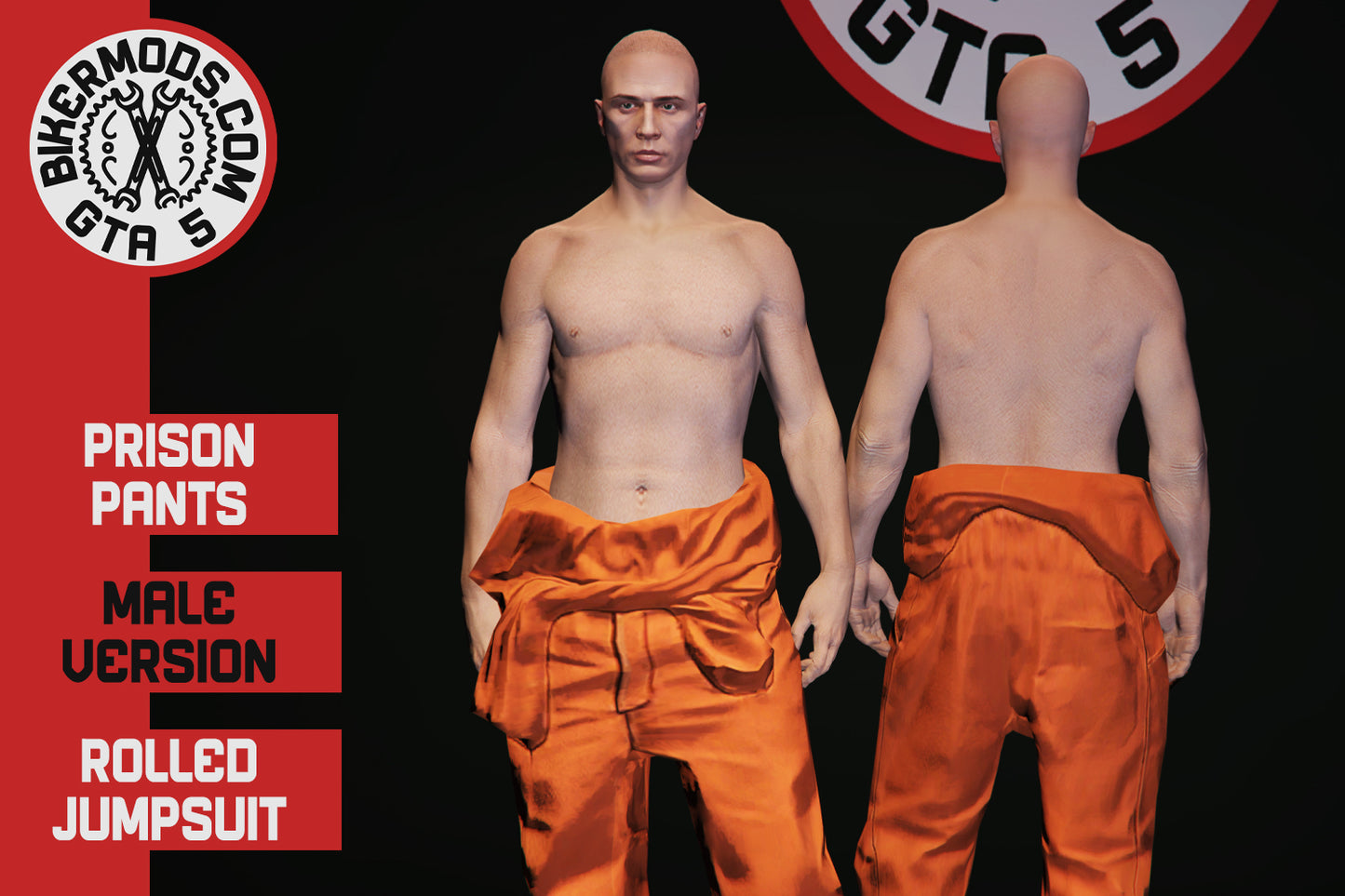 Prison Pants (Rolled Jumpsuit)