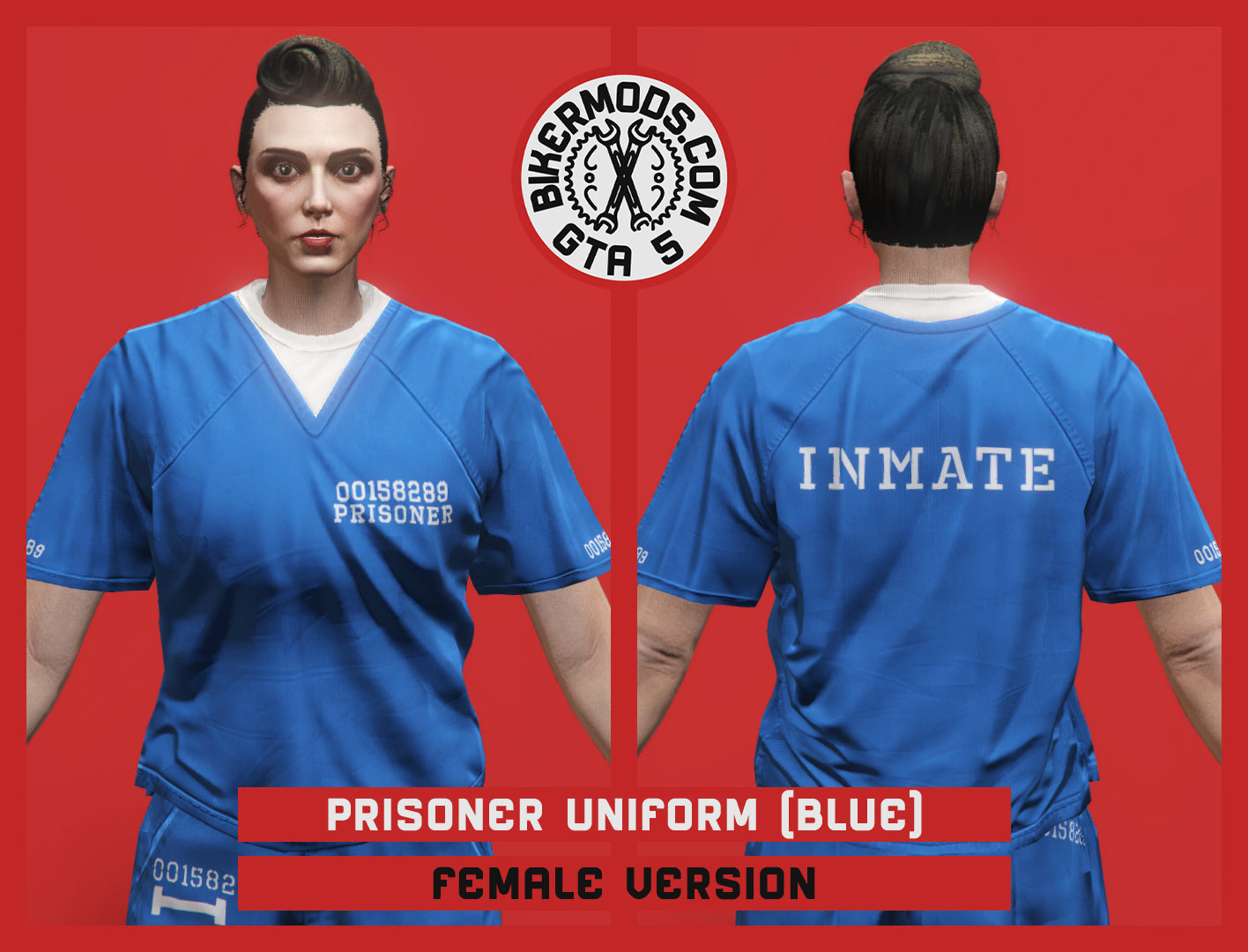 Prisoner Uniform (Female) Blue