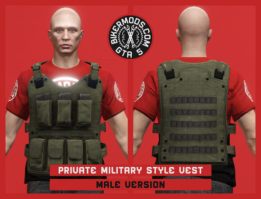Private Military Style Vest (Male)