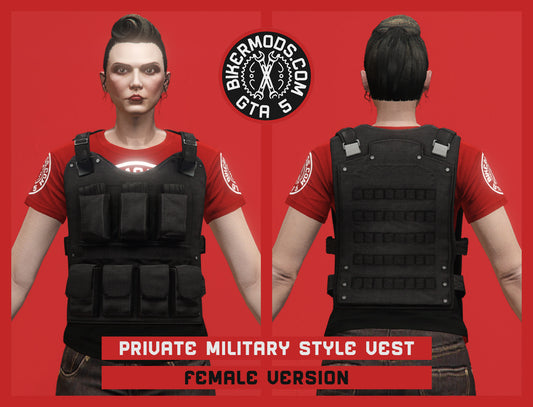 Private Stealth Military Style Vest (Female)