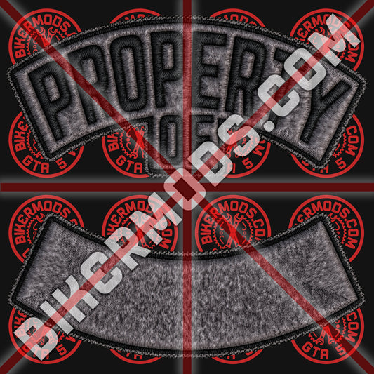 Property Of Name Starter Rockers (Gray Grey)