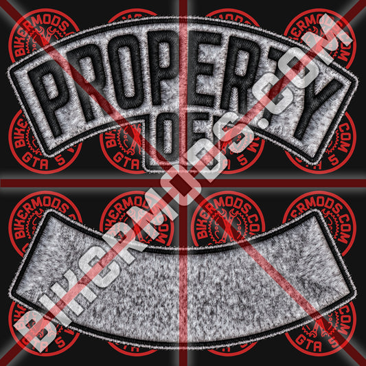 Property Of Name Starter Rockers (White)