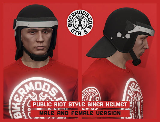 Public Riot Style Biker Helmet