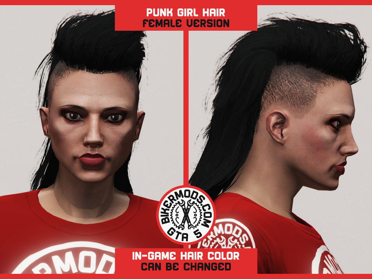 Punk Girl Hair