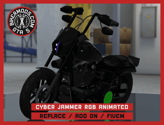 Cyber Demon Jammer - RGB Animated (Replace / Add On / FiveM) 224k Poly