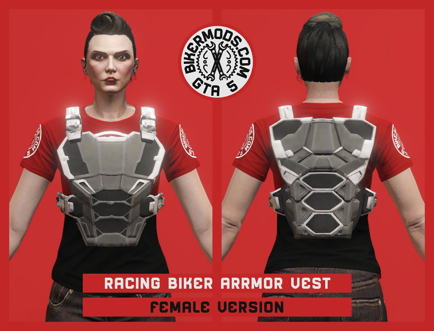 Racing Biker Arrmor Vest (Female)