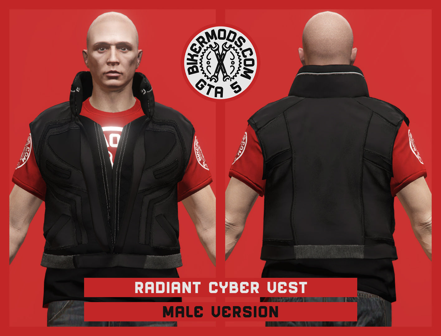 Radiant Cyber Vest (Male) Black Style