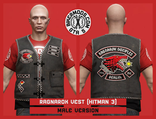 Ragnarok Biker Vest (Male) Hitman 3
