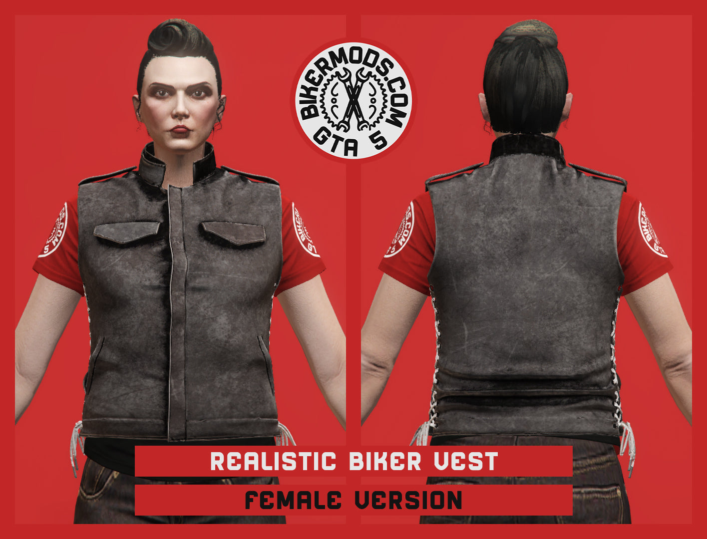 Realistic Biker Vest (Female)