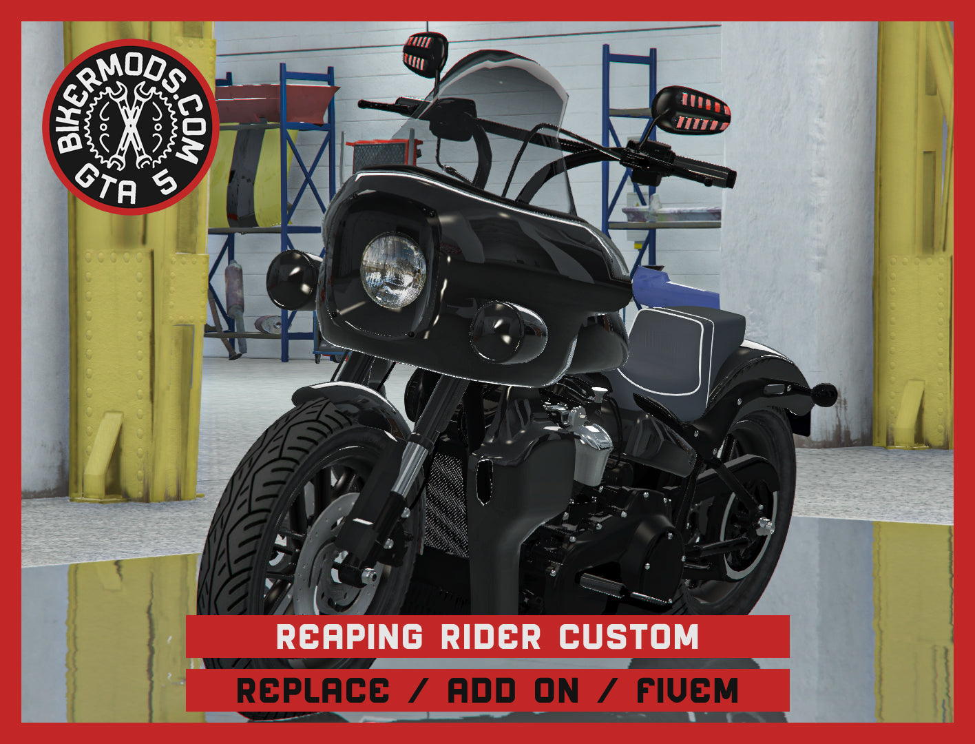 Reaper / Reaping Rider Custom (Replace / Add On / FiveM) 266k Poly