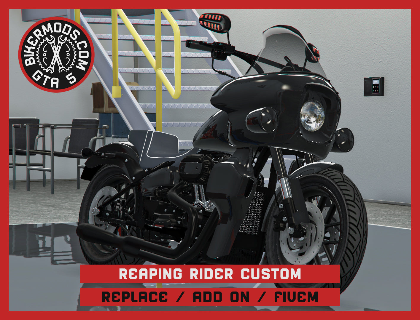 Reaper / Reaping Rider Custom (Replace / Add On / FiveM) 266k Poly