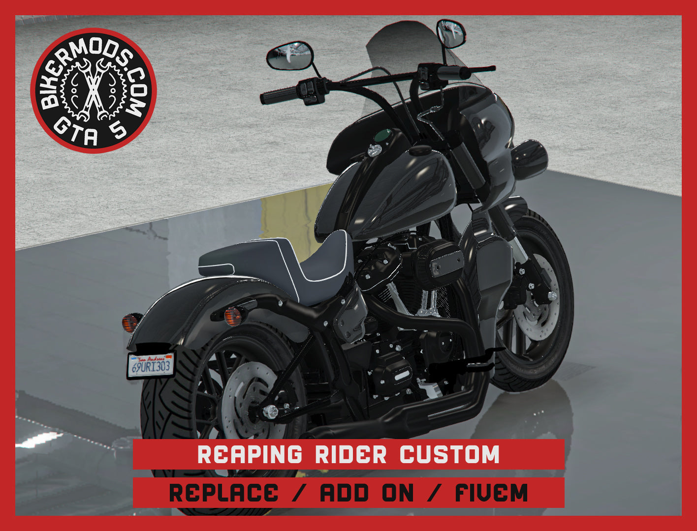 Reaper / Reaping Rider Custom (Replace / Add On / FiveM) 266k Poly
