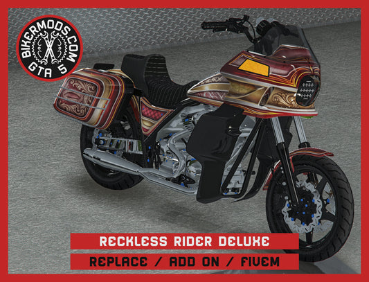 Reckless Rider Bike Deluxe (Replace / Add On / FiveM) 340k Poly