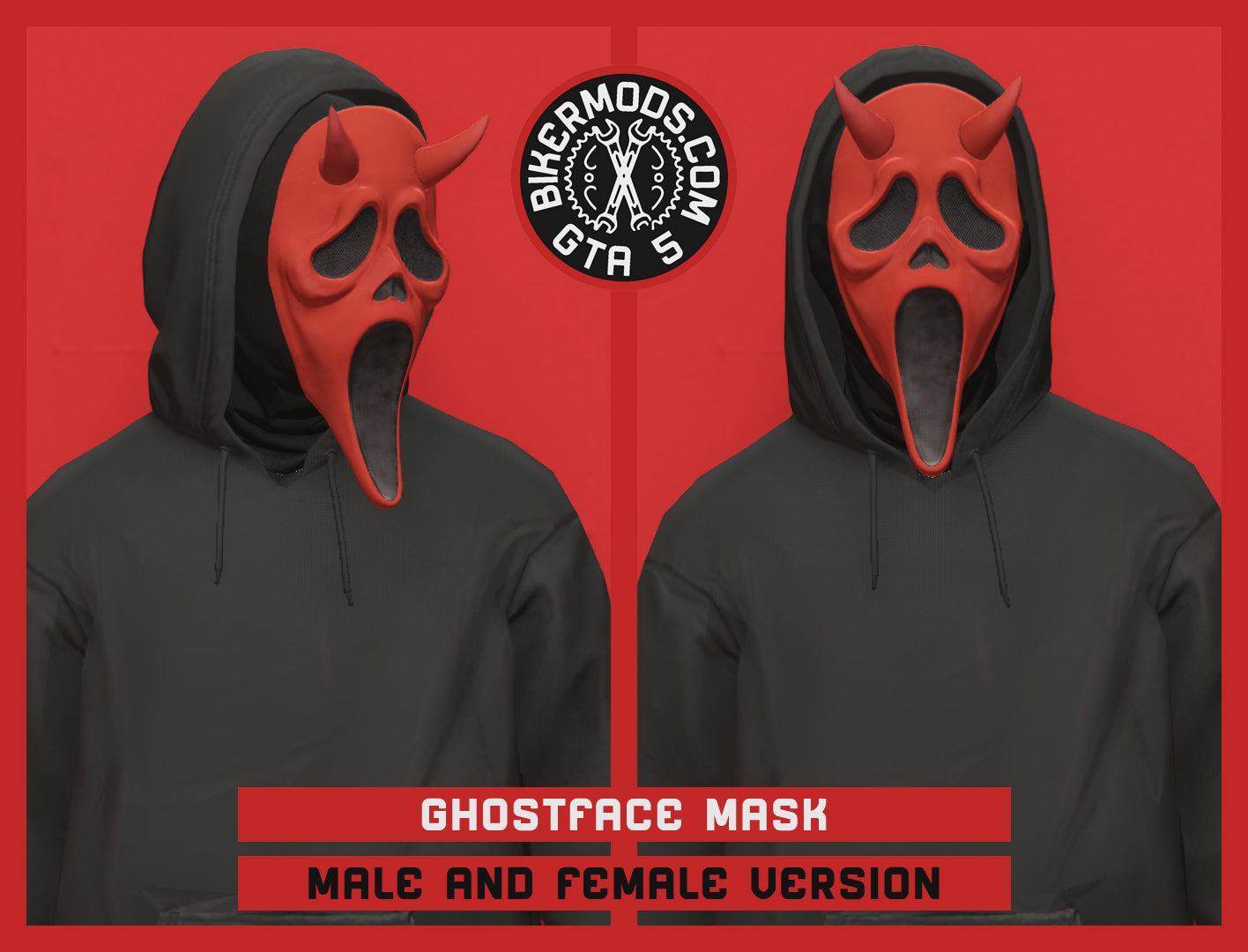 Red Devil Ghostface Mask (Scream)