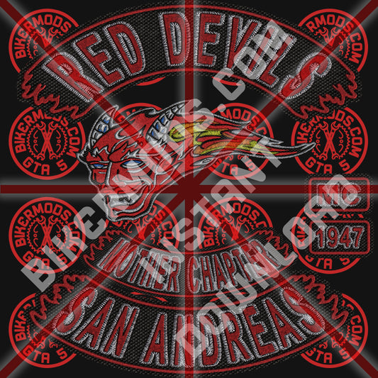 Red Devils MC (San Andreas) Mother Chapter Flame Style