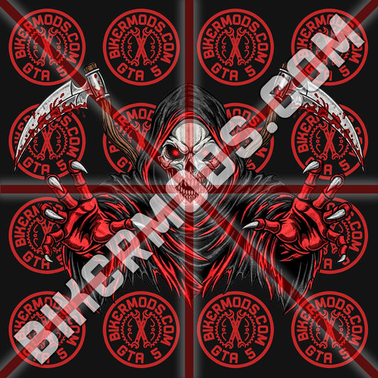 Red Mystery Bloody Reaper Emblem