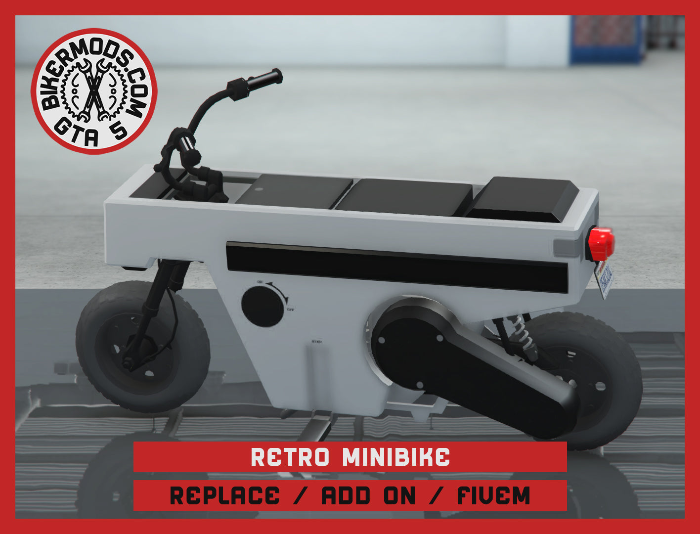 Retro Minibike (Replace / Add On / FiveM) 23k Poly