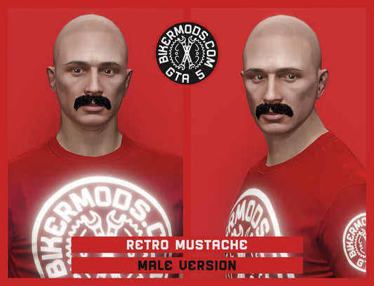 Retro Mustache Hair