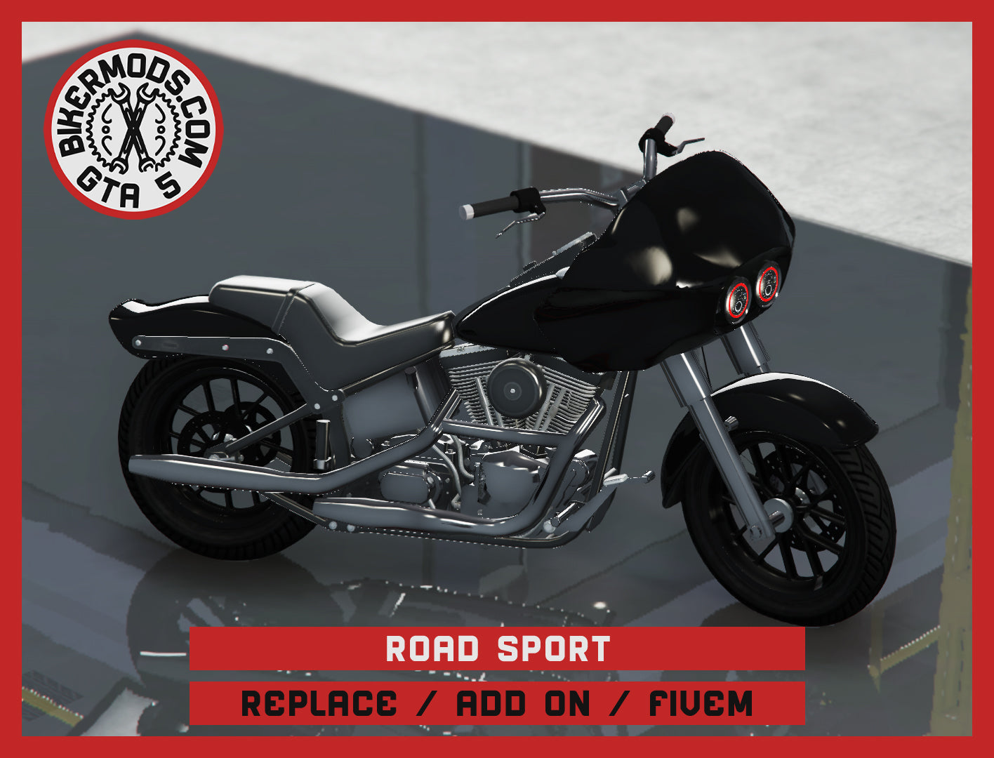 Road Sport (Replace / Add On / FiveM) 67k Poly