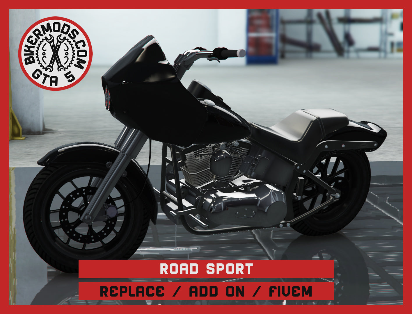 Road Sport (Replace / Add On / FiveM) 67k Poly