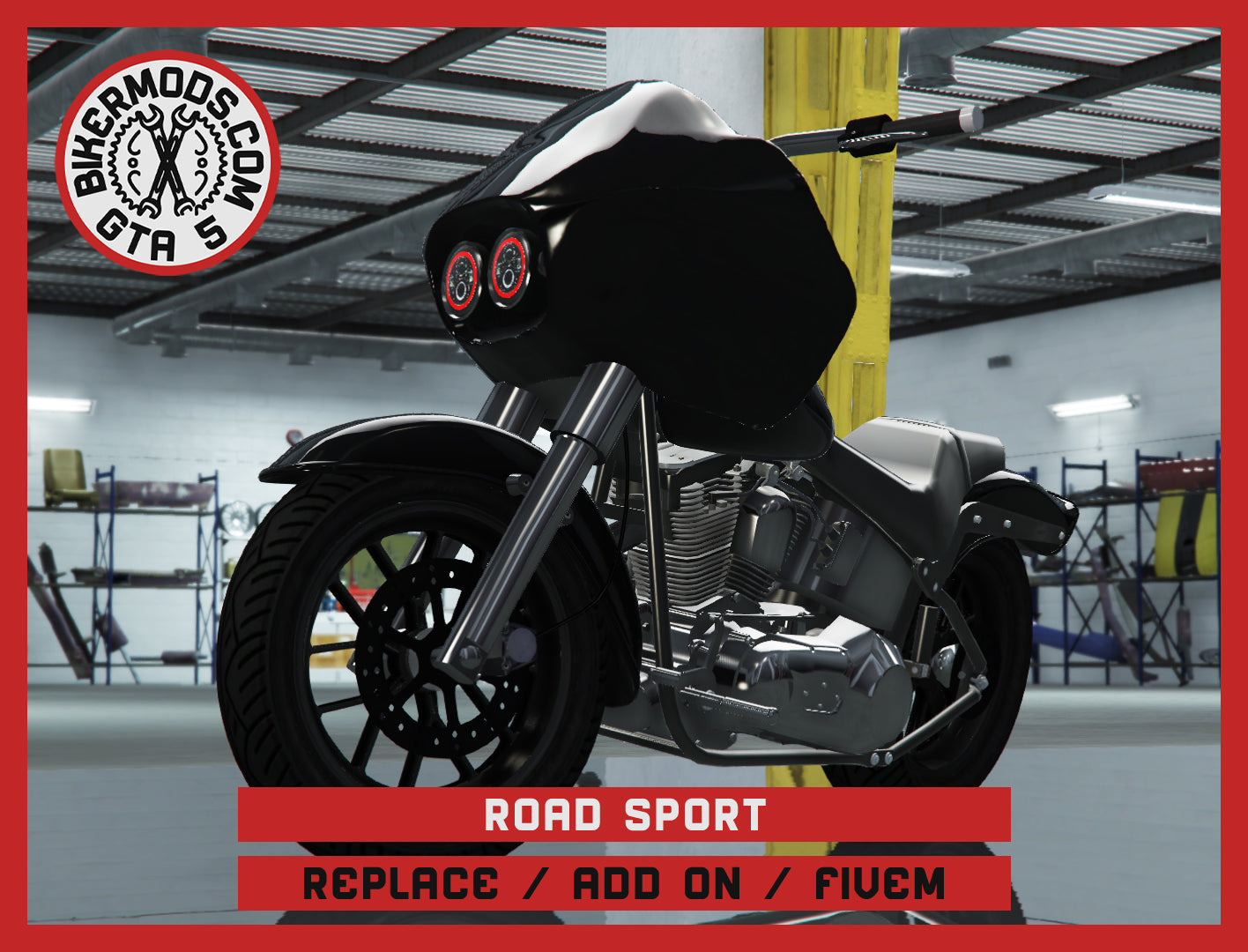 Road Sport (Replace / Add On / FiveM) 67k Poly