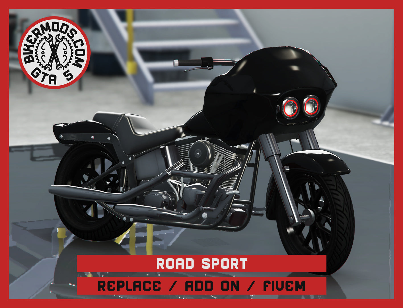 Road Sport (Replace / Add On / FiveM) 67k Poly