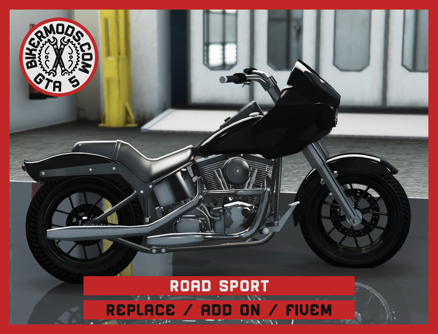 Road Sport (Replace / Add On / FiveM) 67k Poly