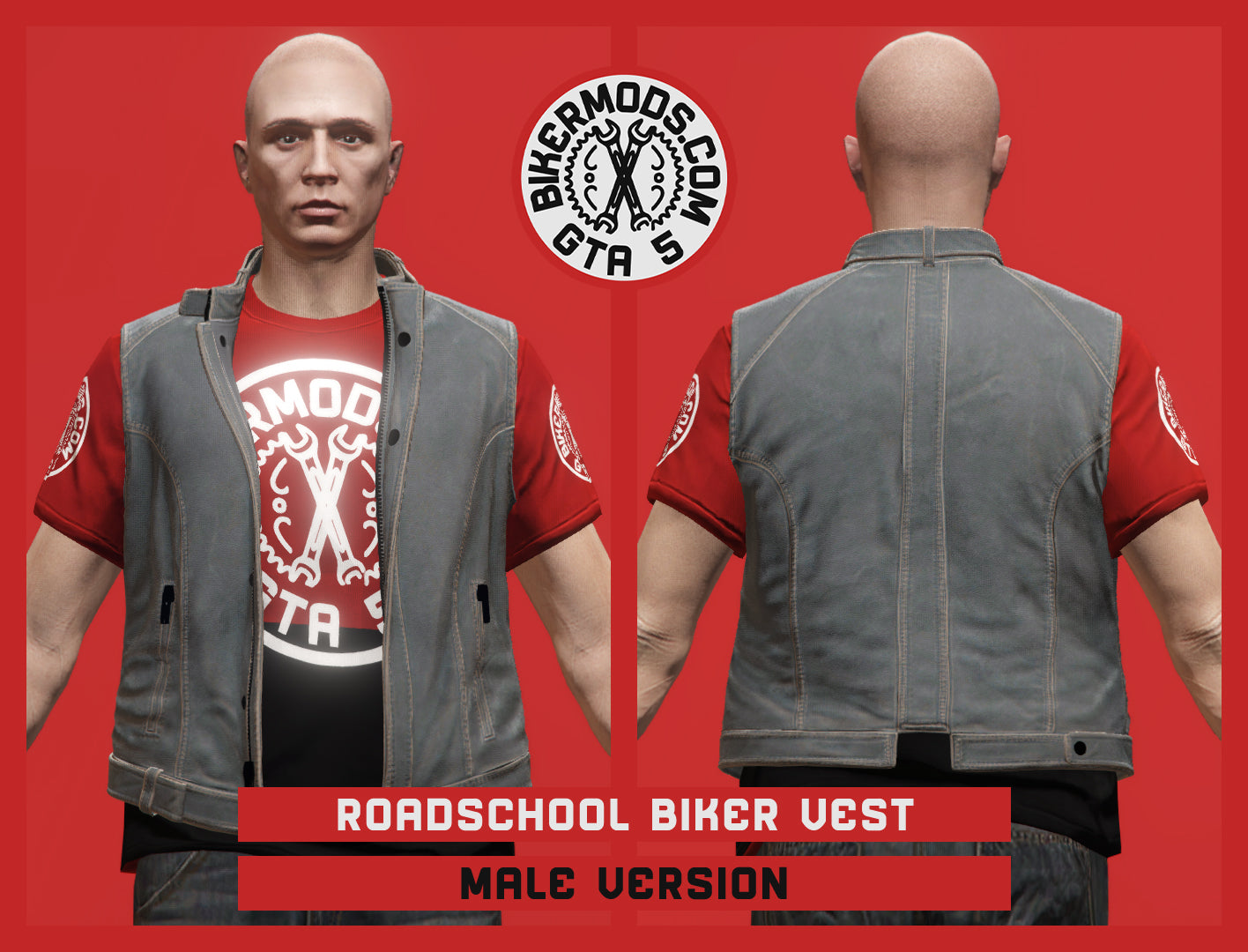 Roadschool Biker Vest (Male)