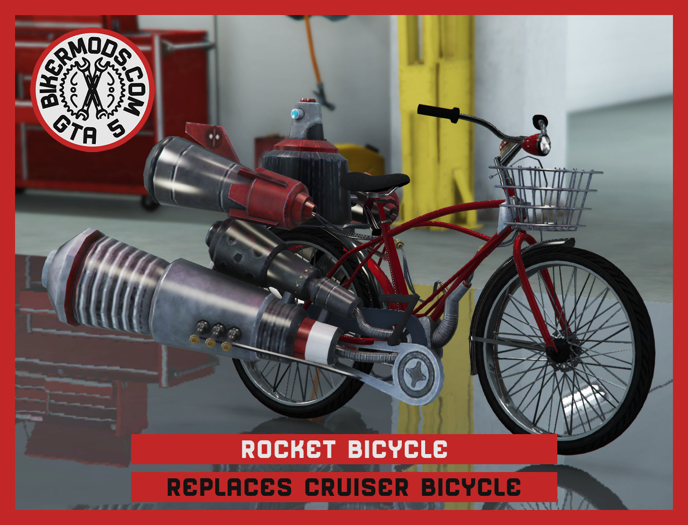 Rocket Bicycle (Replaces Cruiser) 40k Poly