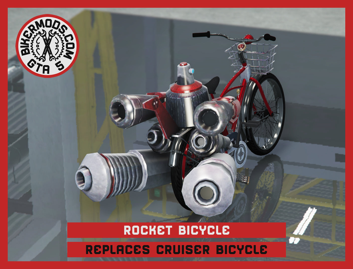 Rocket Bicycle (Replaces Cruiser) 40k Poly