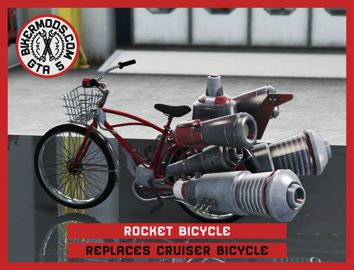 Rocket Bicycle (Replaces Cruiser) 40k Poly