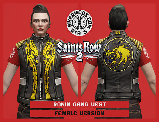 Ronin Gang Vest (Female) Saints Row 2