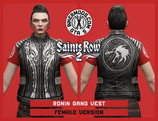 Ronin Gang Vest (Female) Stealth Style