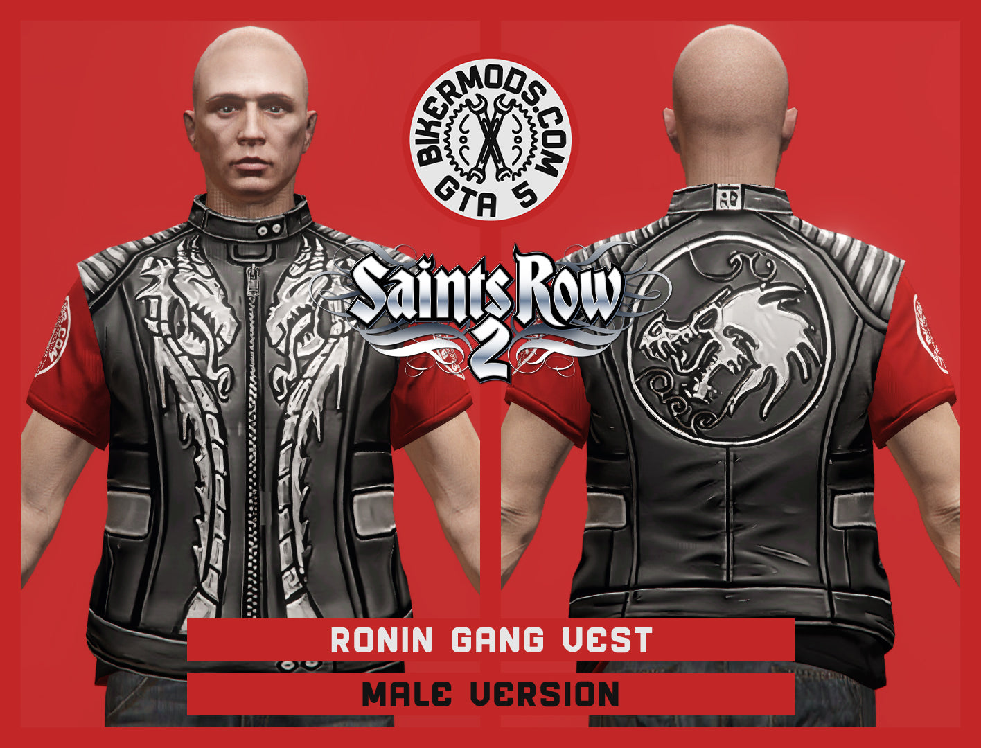 Ronin Gang Vest (Male) Stealth Style