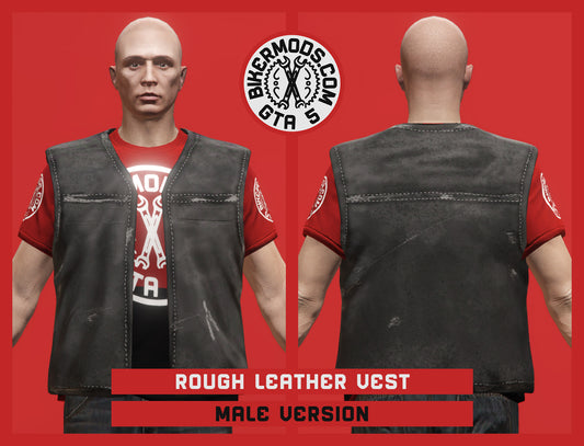 Rough Leather Vest (Male)