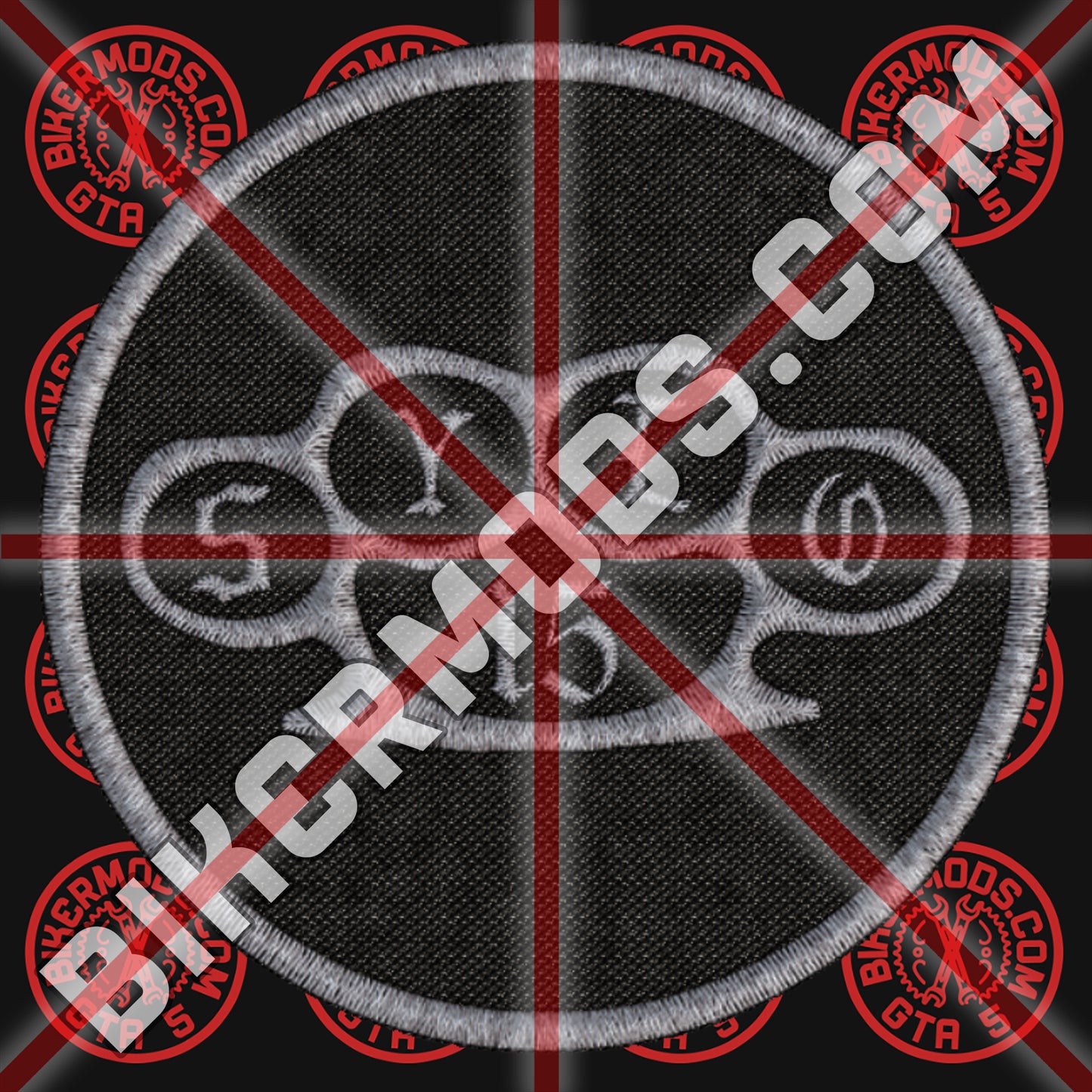 SYLO 15 Outlaws MC Support Circle Patch