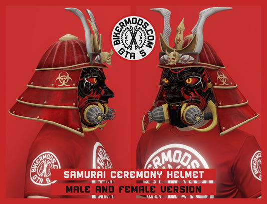 Samurai Biker Ceremony Helmet