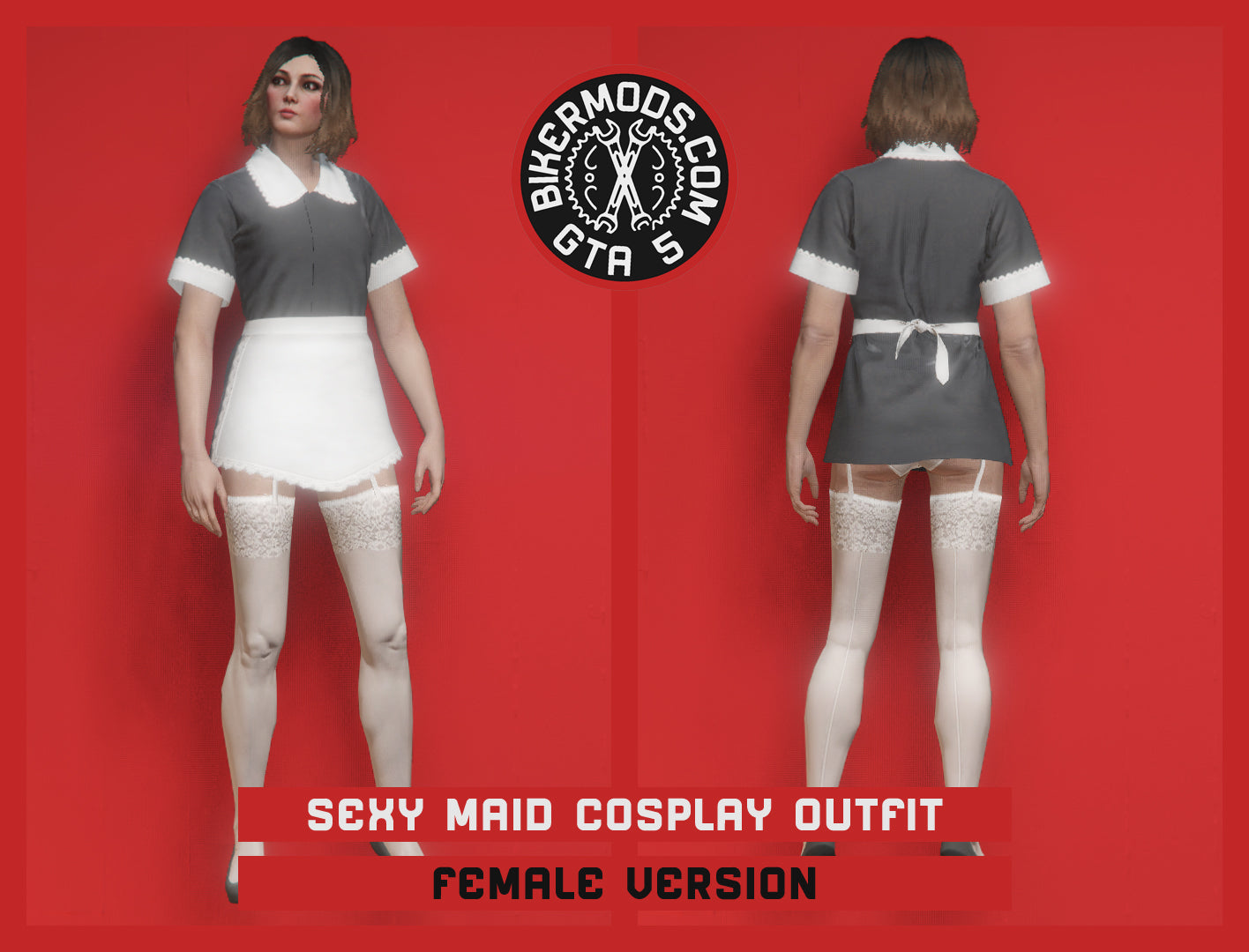 Sexy Maid Cosplay Outfit (Female)