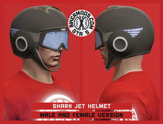 Shark Jet Helmet (No Face Mask)