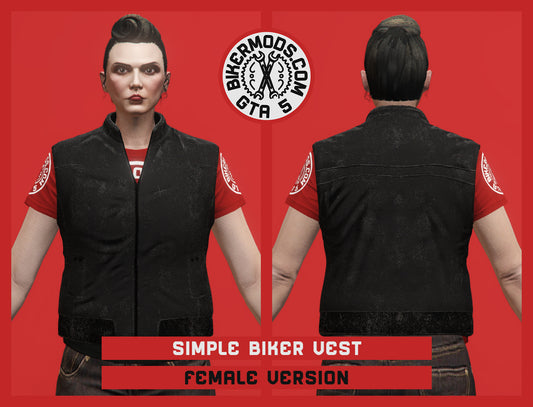 Simple Biker Vest (Female)