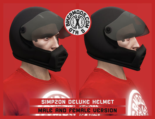 Simpzon Deluxe Helmet (Transparent Open Visor)