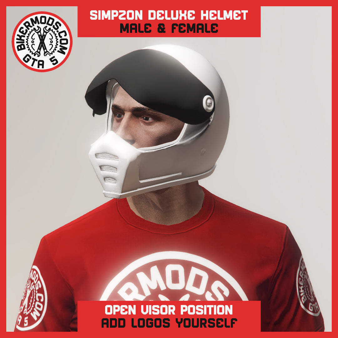 Simpzon Deluxe Helmet (Open Visor)