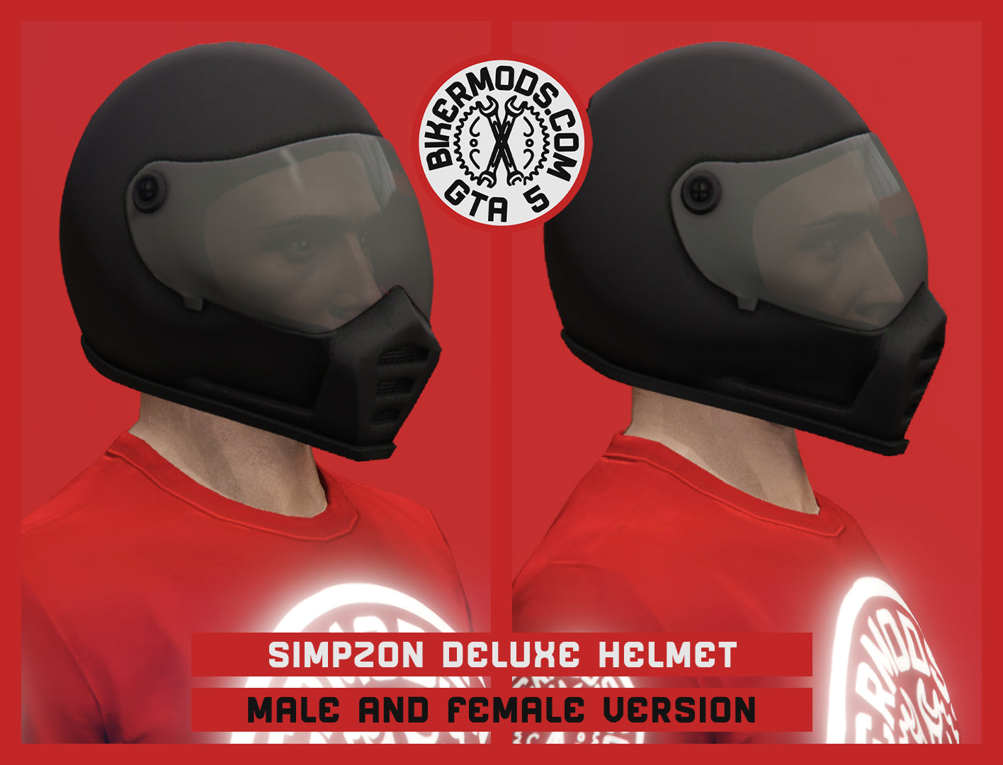 Simpzon Deluxe Helmet (Transparent Closed Visor)