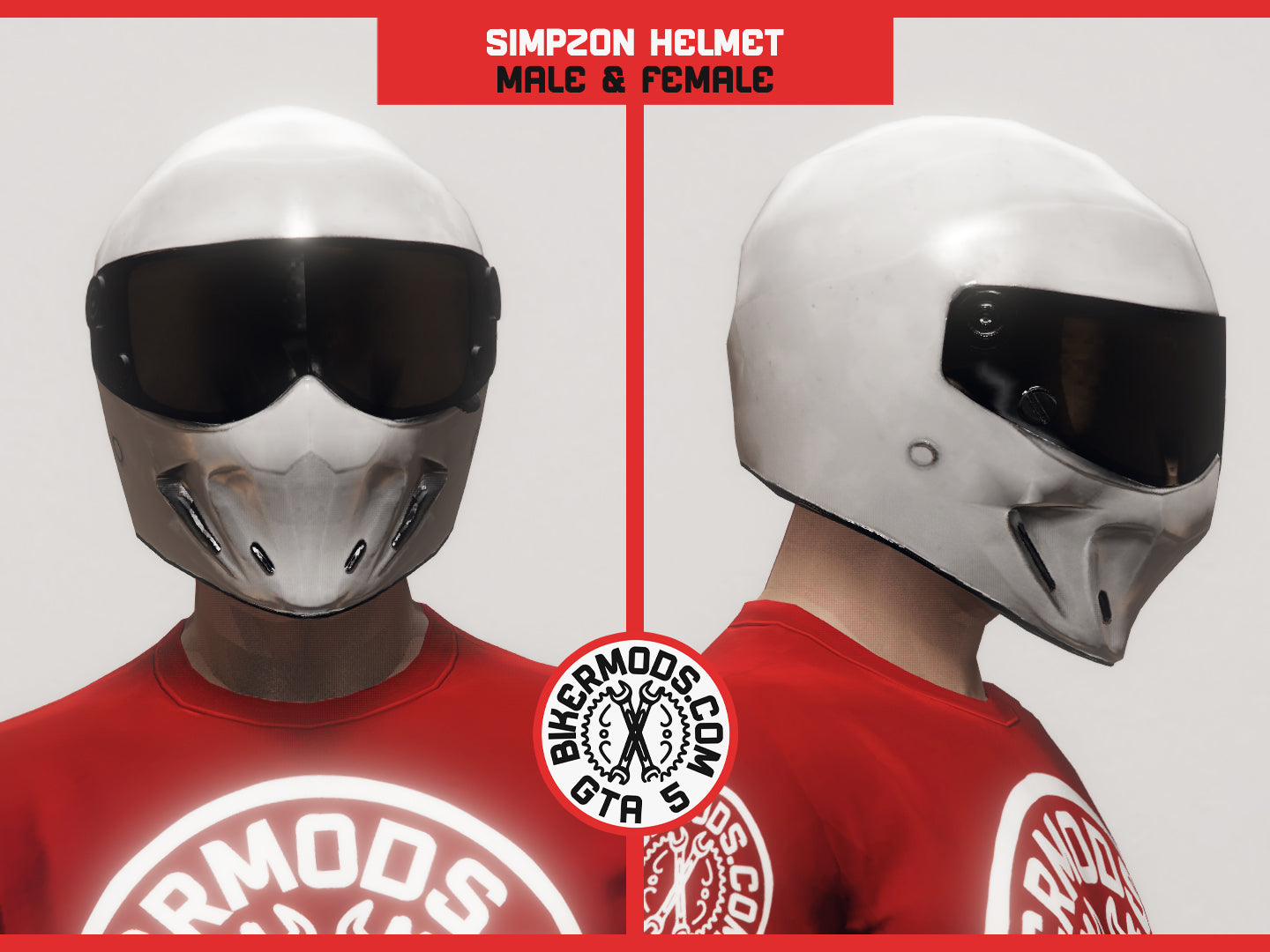 Simpzon Helmet GTA 5 Bikermods