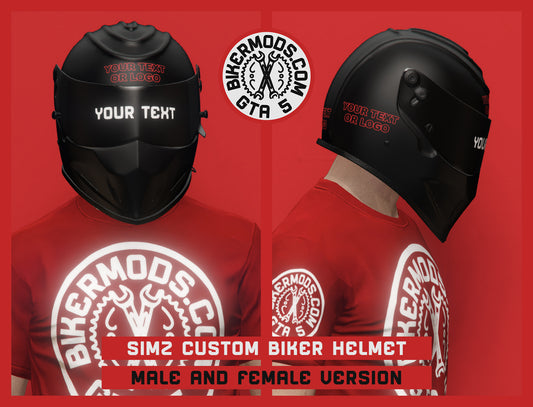 Simz Custom Biker Helmet