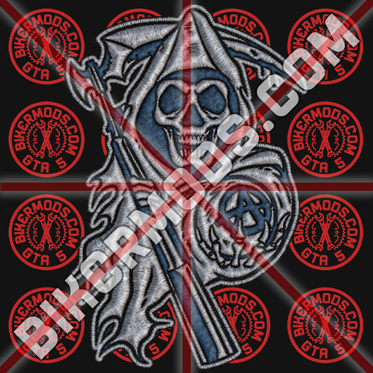 Sons of Anarchy MC Center Reaper (Two-Tone)